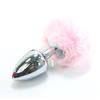 Hairy Ball Rabbit Tail Butt Plug G-Spot Anus Masturbation Sex Tool Chrysanthemum Stimulation Flirting Adult Sex Toy Medium Size
