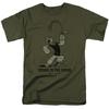 26 Popeye Strong To The Finish T Shirt Mens Licensed IDW Comics Tee Military Green Unisex T-Shirt