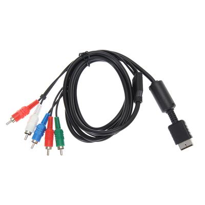 PS2 / PS3 / PS3 Slim için Komponent AV Kablosu, Sony Playstation PS3 için HD Çoklu Çıkış Kompozit RCA Ses Video Kablosu (6 fit)