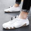 Hot Sale Handmade Men's Breathable Casual Driving Shoes Male Comfortable Soft Bottom Leather Walking Shoes Slip-On Loafers