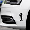 Alien Peace Sign Vinyl Decal Car Stickers for Window Body Styling Durable Decoration Automotive Trucks Laptop Moto Vinyl Decals