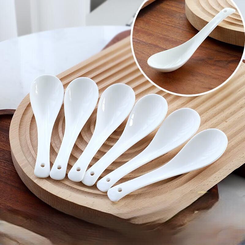

Zhi Shi Pure White Ceramic Spoons