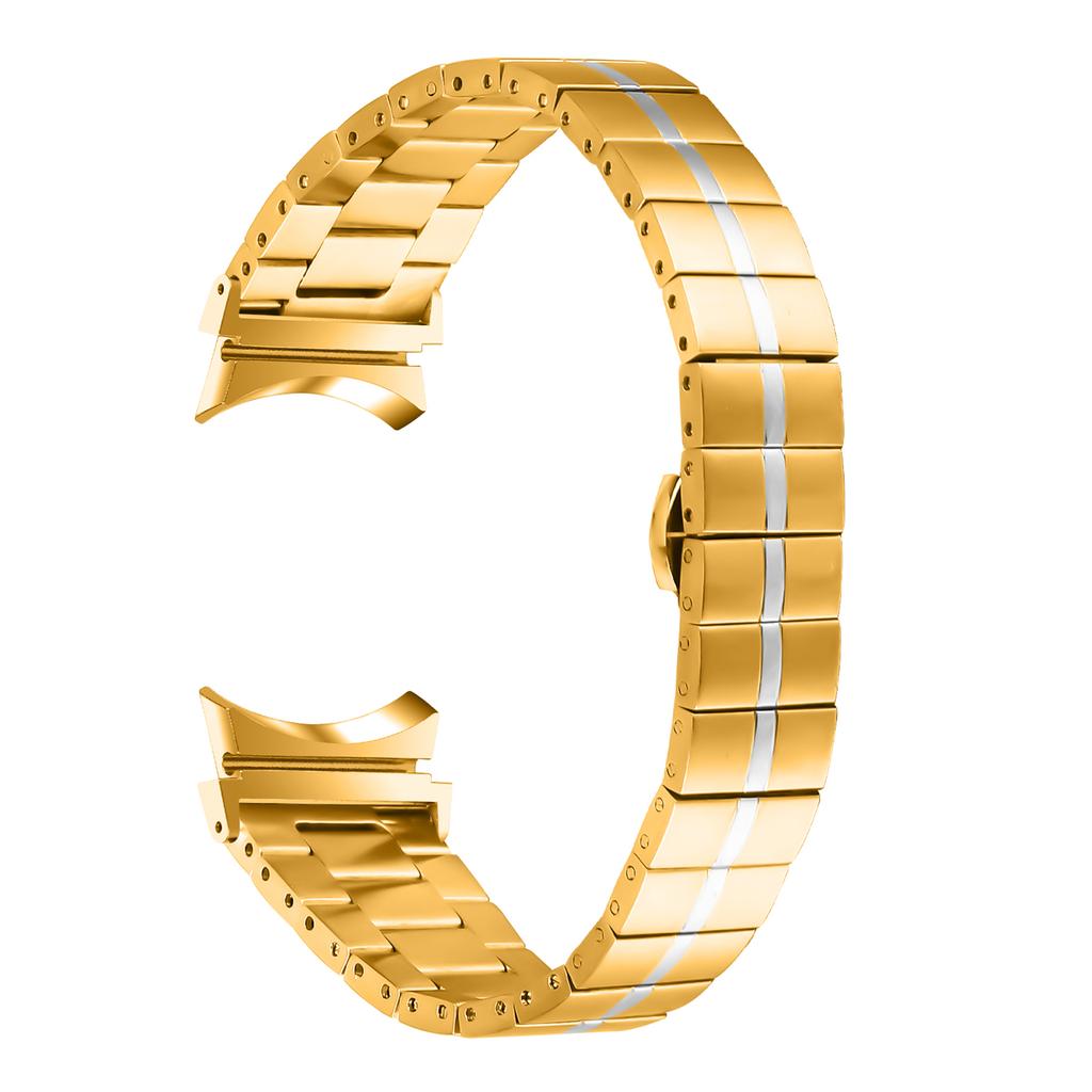 For Samsung Galaxy Watch6 40mm/44mm/Watch6 Classic 43mm/47mm Stainless Steel Strap Stylish Wrist Band