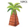 10Pcs Paper Carton Wedding Palm Tree Folding Locket Eco-Friendly Candy Wrapping Box Party Paper Box Marriage Coconut Tree Carton