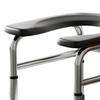 Raised Toilet Seat Bathroom Anti Slip Comfortable Shower Chair Multi Uses Heavy Duty Washable Commode Stool for Elderly Seniors