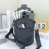 Large Capacity Water Bottle Bag with Adjustable Shoulder Strap Insulated Cup Crossbody Bag