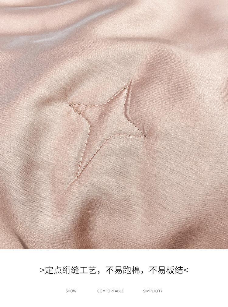 60 Pieces Lanjing Tencel Embroidered 100% Silk Solid Color Simple Summer Cool Quilt