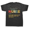 Funny Nurse Halloween Skeleton Classic  Graphic T-shirts Men Women's Fashion Casual Tshirt 100% Cotton Loose Oversized T Shirt