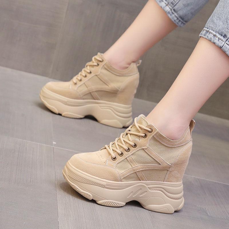 

Женские модные кроссовки на толстой подошве с увеличением роста - Коллекция Весна/Осень 2025 39