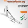 Sturdy Stainless Steel Triangle Wall-Mount Shelf Bracket