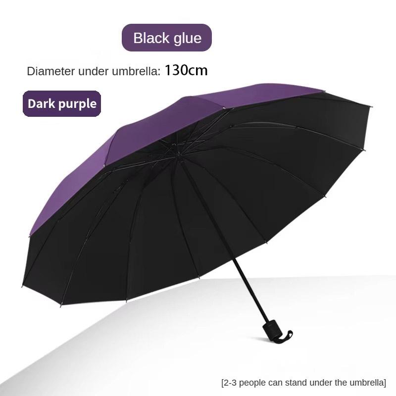 

Очень большой 130 см Ручной складной зонт для мужчин и женщин, Ветрозащитный, Усиленный, Солнцезащитный и Дождевой, Большие зонты, Парасоль