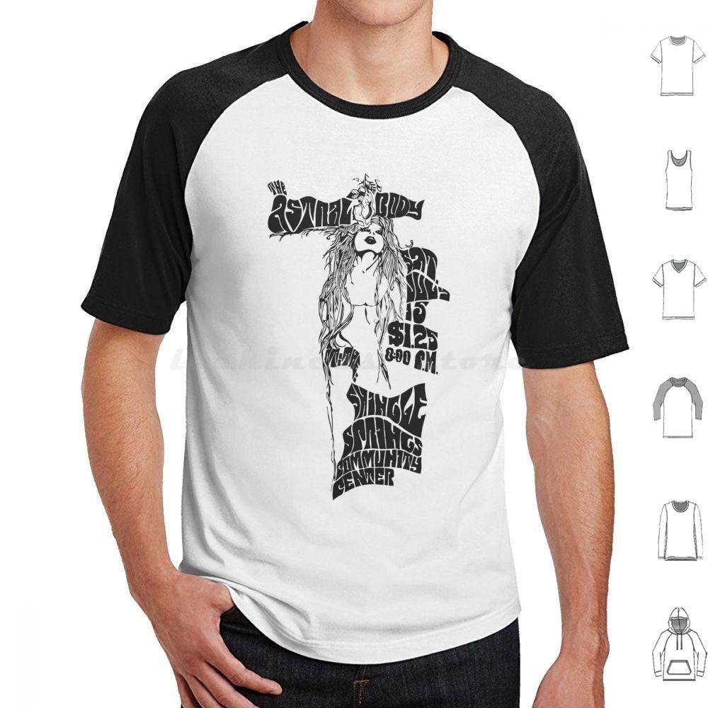 The Astral Body T Shirt Big Size 100 Cotton Astral Mutainable Stars Mystic 1960s Band Jam Music