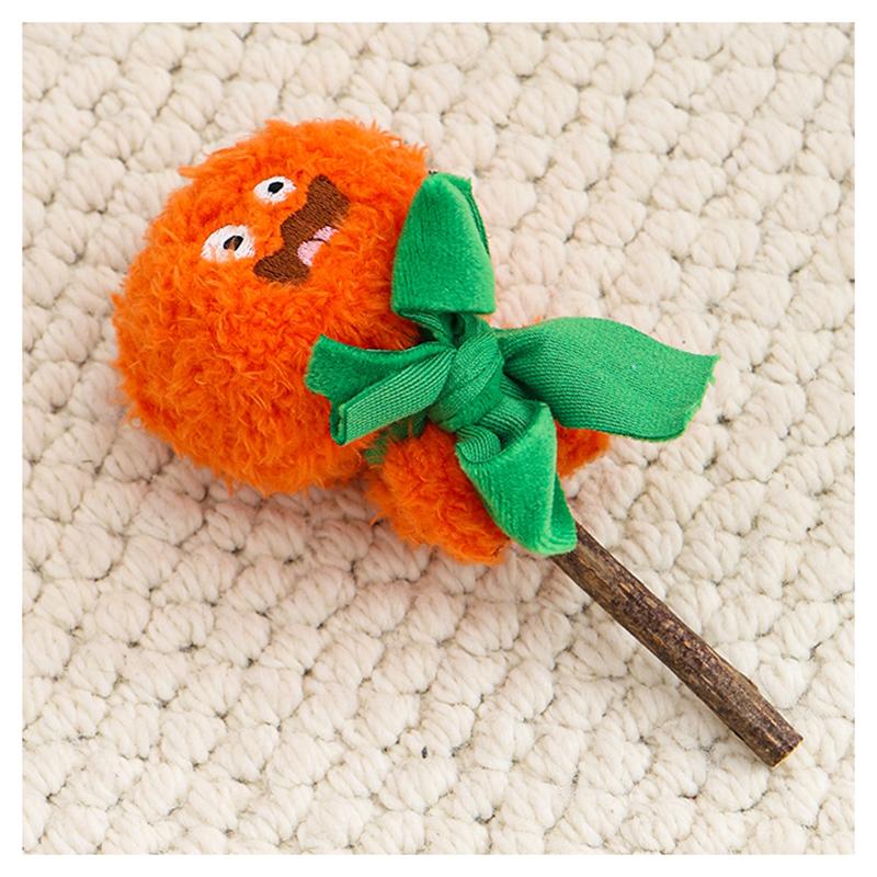 

Halloween Plush Dog Toy With Squeaker Bite Resistant Molar Toy Self Amusement Boredom Breaker Interactive Pet Chew Supplies льодяник кольору