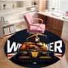 Lando Norris Print Round Rug, Washable Floor Carpet, For Entryway Dorm Laundry Room Office Study, Home Decor Birthday Christmas Gift