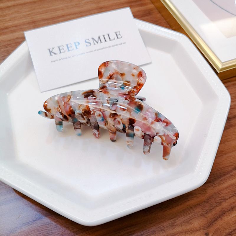 Große Acetat Leopardenmuster Acryl Haarnadeln Haarspange Krabbe Haarspangen Für Frauen Mädchen Haaraccessoires Kopfschmuck Party Geschenke