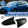 OX Horn Style Mirror Cover Caps Pair Fits Toyota RAV4 2013-2019 Runner 2013-2020