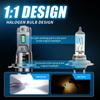 H7 integrated plug-in car lights, double-sided 8 LED beads car headlights, set of two