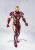TAMASHII NATIONS Captain America Iron Man Mark 46 155mm Painted Movable Figure S.H.Figuarts (Civil War) Approx. ABS&PVC&Diecast