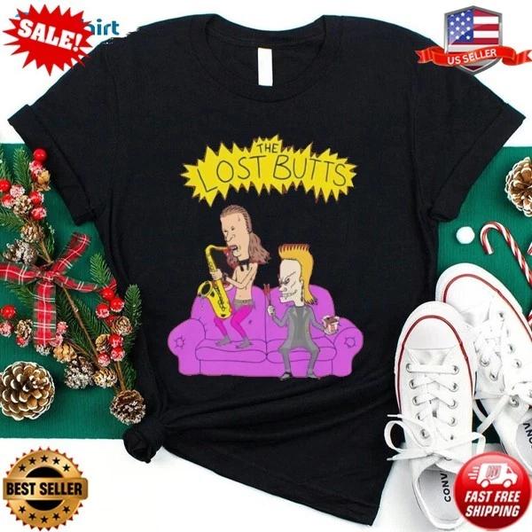 Beavis and Butthead The Lost Butts shirt, Beavis And Butt-Head T-Shirt S-5XL L