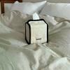 Tissue Paper Storage Box Space-saving Round Square Roll Paper Tissue Case Table Decor Tissue Bag Living Room Storage Napkin
