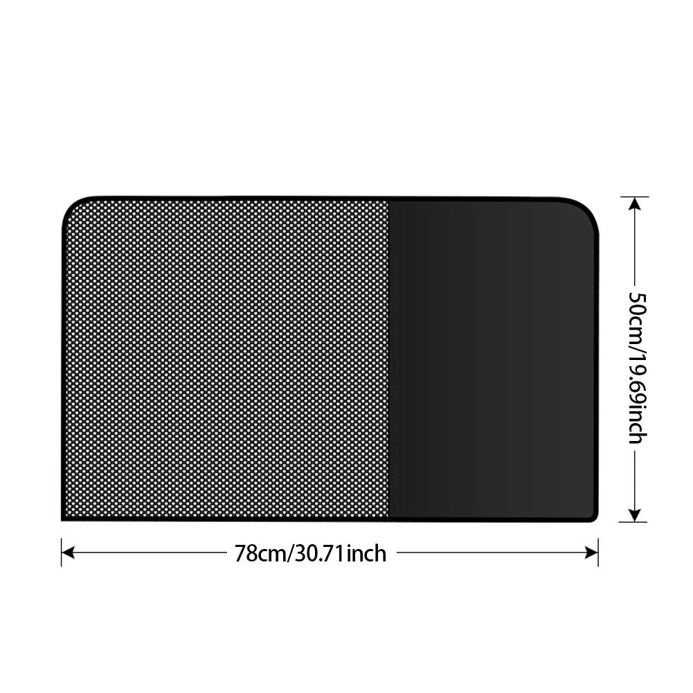 1Pc Dual- layer Magnetic Car Sunshades Sun UV Protection for Side/Front/Rear Windows Heat Blocking Mesh Sunshade Curtain