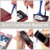 22 In 1 Mobile Repair Tool Kit Professional Sucker Pry Tool Heavy Duty Phone Tablet Safe Opening