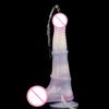 Irrigator Sex Supplies Waterproof Portable Moderate Colorful Dildo Horse Realistic Squirting Penis for