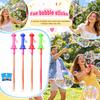 1 piece [color randomly ] 46cm large size western- bubble wand + 20ml concentrate solution