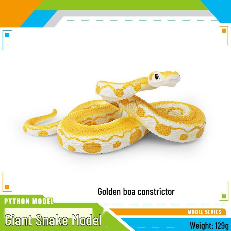 Reptile Simulation: Snake Wildlife Toy - Children's Cognitive Decor Model