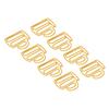 100Pcs Cup Shape Cute Paper Clips Plastic-coated Metal Small Paper Clips  Office Supplies