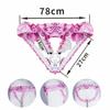 Bow Chastity Belt Waistband Sissy Support Belt Penis CB Lock Strap Erotic Accessories Male Thongs Briefs Panties G-String 18+