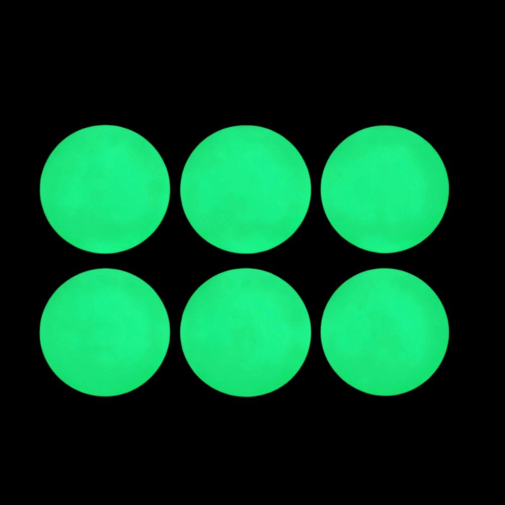 6PCS High Visibility Hockey Balls Hollow Glow Hockey Balls Hockey Practice Balls Outdoor Play