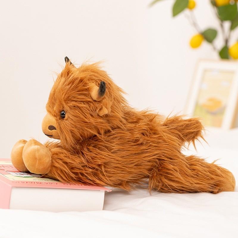 

Highland Cow Plush Toy With Pp Cotton Filling For Kids And Adults