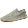 Verschleißfeste Canvas-Herrenschuhe atmungsaktiv faule Ein-Pedal-Gehschuhe Alt-Peking Leinen handgefertigte Stoffschuhe Freizeit-Board-Schuhe