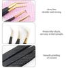 Black Makeup Eyelash Extension Tweezer Anti-Slip Stainless Steel Tweezer High Precision Clip For Eyebrow Woman Beauty Salon Tool