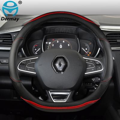 Para Renault Megane 3 III Megane CC Scala Capa de Volante de Carro Couro Microfibra + Fibra de Carbono Moda Acessórios Automotivos