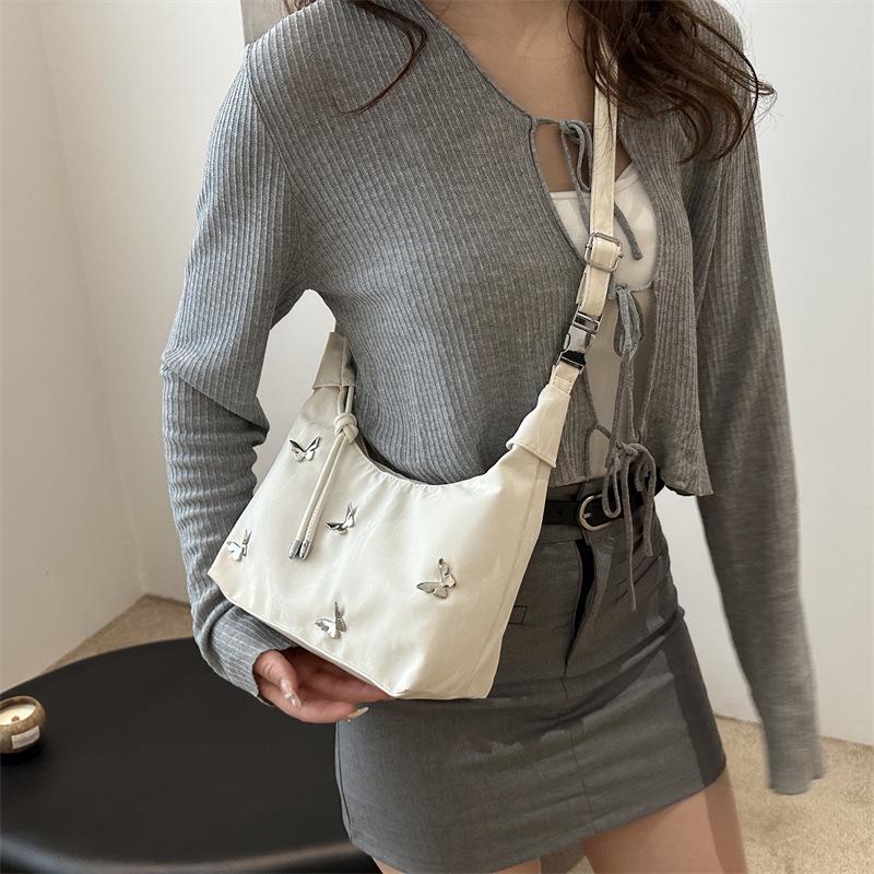 French Personalized Niche One-shoulder Underarm Bag Crescent Bag Small Bag New Style Women's Casual and Beautiful Crossbody Bag