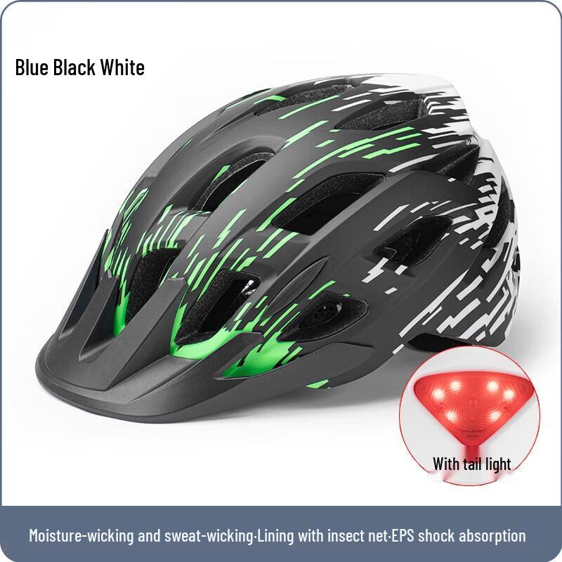 Lishi Cycling Helmet with Taillight One Size