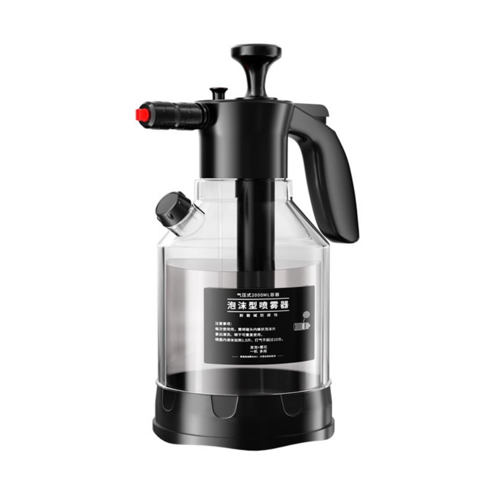 2L Capacity Foam Sprayer Side-Opening Lid Pressure Spray Bottle Car Wash Sprayer  Car Detailing