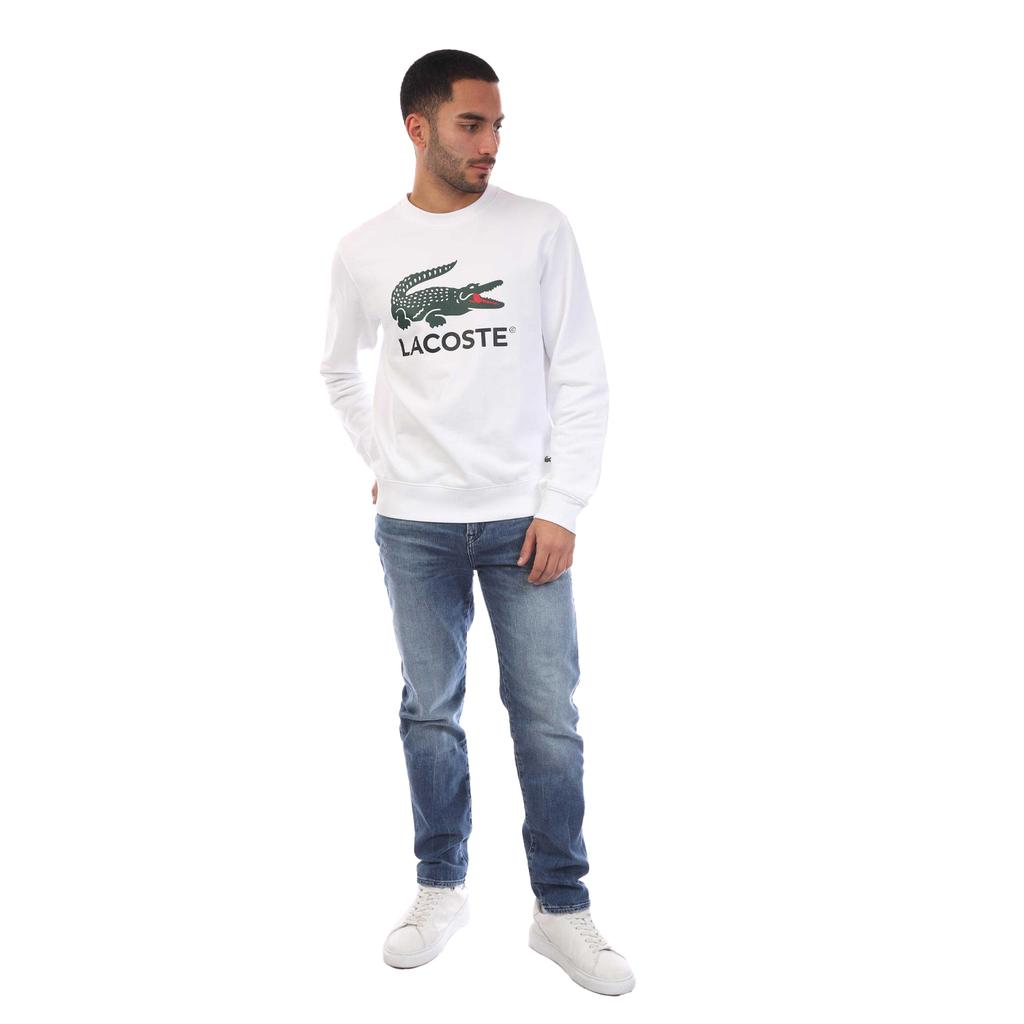 Lacoste Men's Fleece Crew Neck Sweatshirt