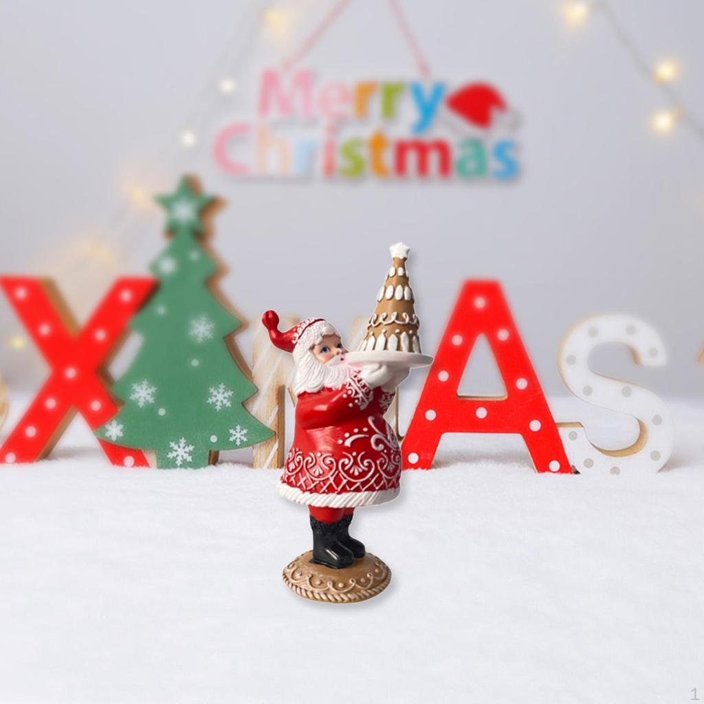 Christmas Figure for The Holidays, Resin Decoration Table