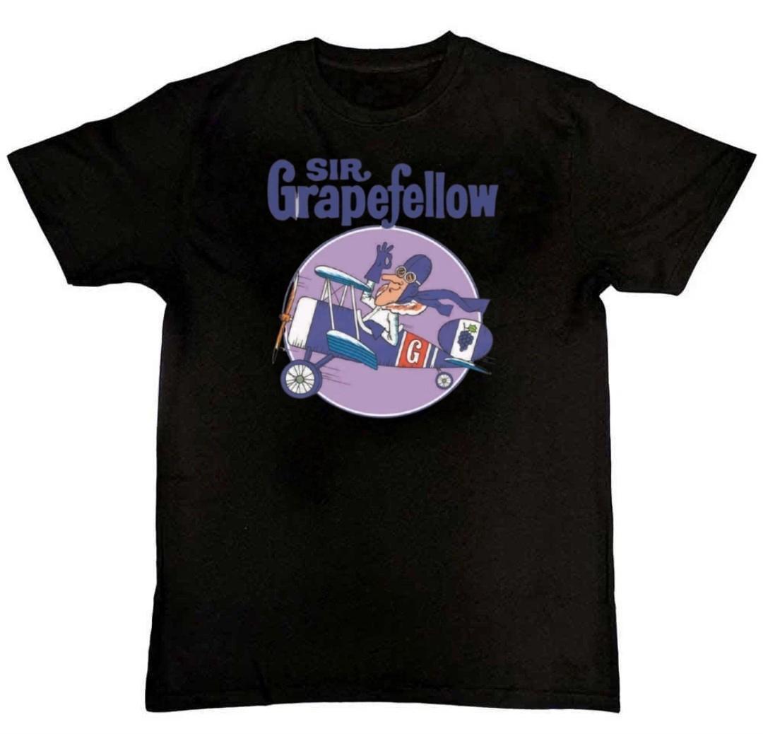SIR GRAPEFELLOW CEREAL Graphic Print Mens T-Shirt S