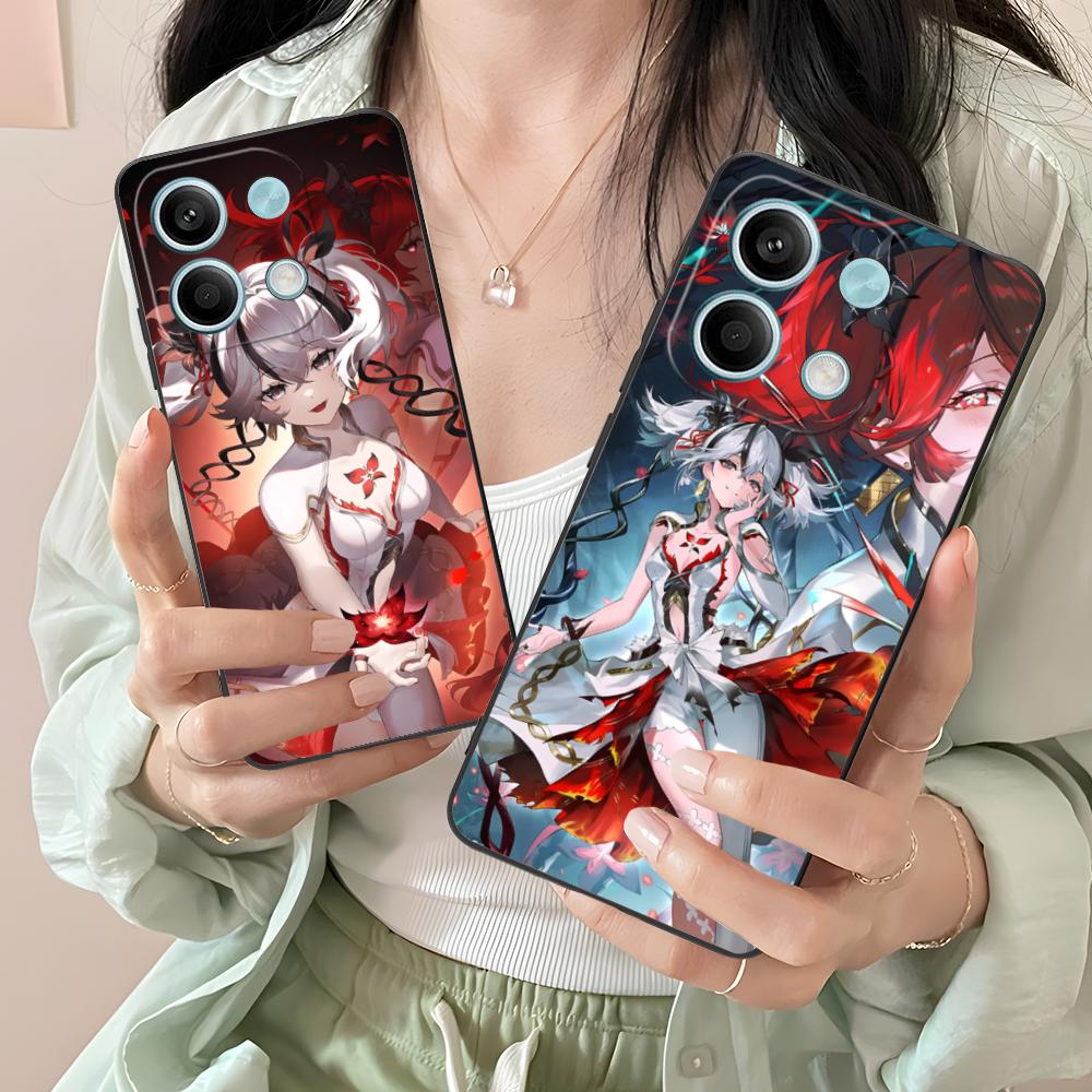 Wuthering Waves Camellya Phone Case for Xiaomi Redmi 15 14 13 12 A5 3 2 1 C Plus 4G 5G Colorful Printing Cover Luxury Smartphone