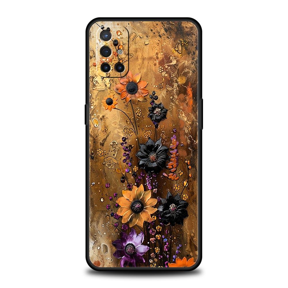 Phone Case For OnePlus 15 13 12 11 10 9 8 7T Pro 13T 13R 12R 10R 9RT 8T Nord 2T CE 2 3 5G Lite Soft Cover Oil Painting Flower