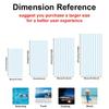 Light Blue White Vertical Stripes Quick Drying Bath Towel Microfiber beach towel light weight swimming camping yoga beach out