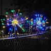Solar LED Firework Light Solar Garden Lights Outdoor 60-420 LED Firework Beads Waterproof Colorful Lighting DIY Decoration Patio Pathway