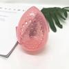 Portable breathable puff box, beauty egg storage, perforated breathable shell, travel and vacation supplies