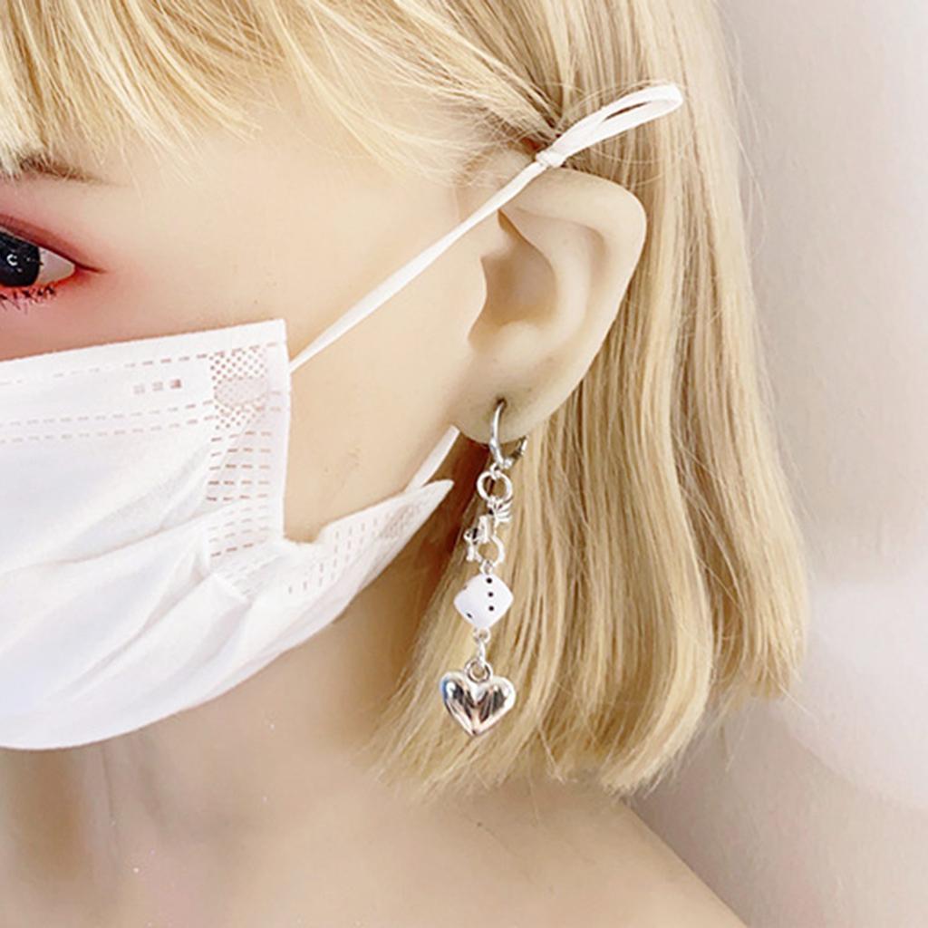 Fashionable Dice Earrings Charm Trendy Ear Pendant Ornament Modern Dice Earrings for the Fashion Forward Crowd