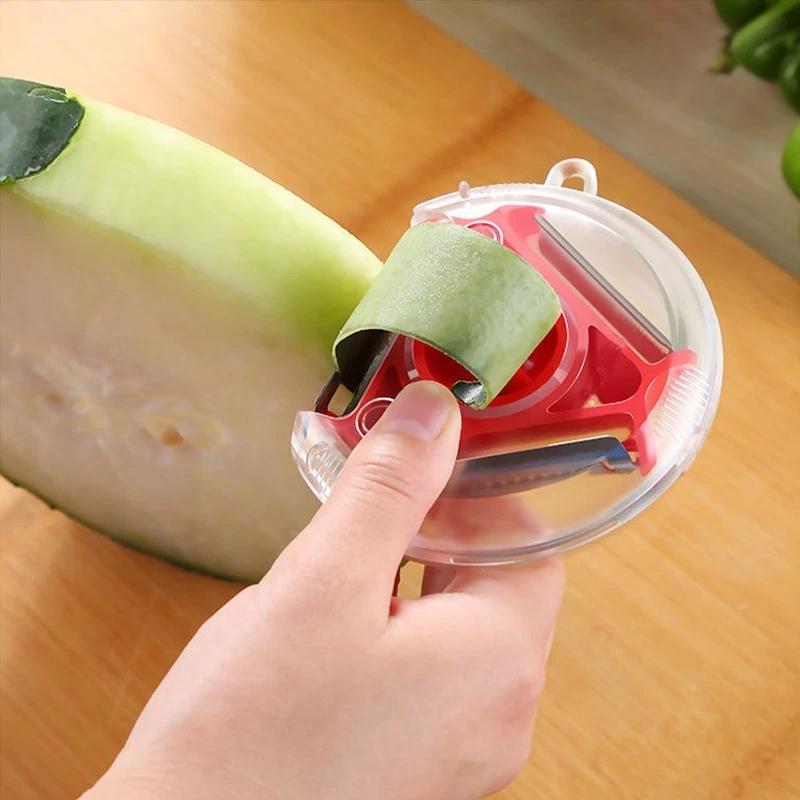 Vegetables Peeler Fruit Vegetable Peeler Multi-function Whirling Vegetable Peeler Grater Kitchen Potato Slicer Cooking Tool
