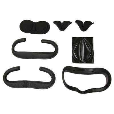 6PCS VR Face Cushion Pad Prevent Fogging Plastic Frame Lens Protector Nose Pad Protective Cover Set for Quest 2